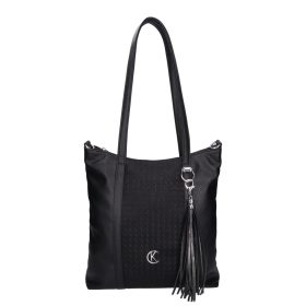 Karen 9570 fekete rostbőr női táska