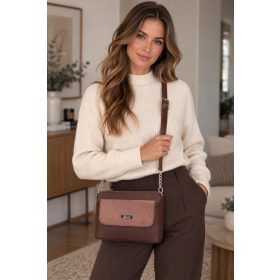 Karen 9468 barna velúr rostbőr női oldaltáska