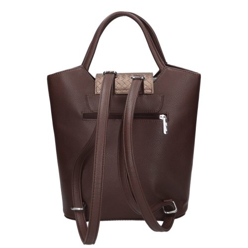 Karen 9565 barna bronz rostbőr női hátizsák