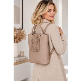Karen 9565 drapp bronz rostbőr női hátizsák