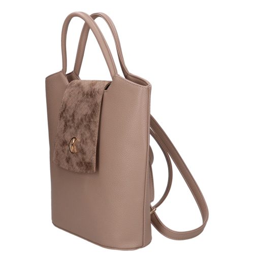 Karen 9565 drapp bronz rostbőr női hátizsák