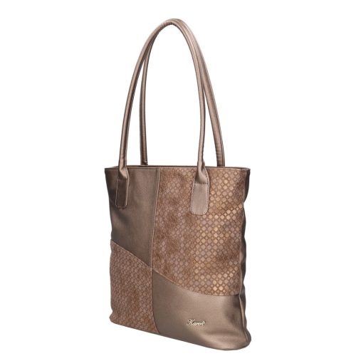 Karen 9566 bronz rostbőr női válltáska