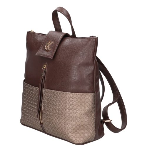 Karen D 703 barna bronz rostbőr női táska