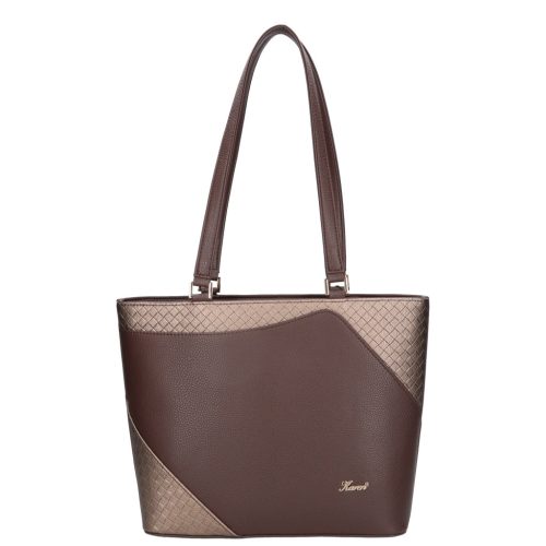 Karen 1522 barna bronz mintás rostbőr női táska