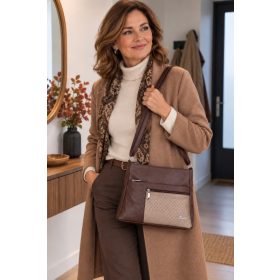Karen 2491 barna bronz rostbőr női táska