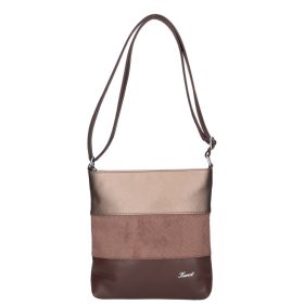 Karen N 099 barna velúr bronz rostbőr női táska