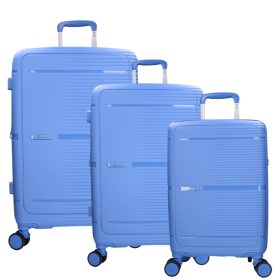 Benzi 5899 kék 3 részes bőrönd szett