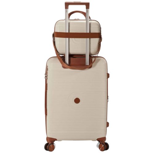 Benzi 5900 bézs 4 részes bőrönd szett
