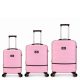 Benzi 5886 pink 3 részes bőrönd szett
