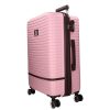 Benzi 5886 pink 3 részes bőrönd szett
