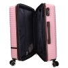 Benzi 5886 pink 3 részes bőrönd szett