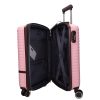 Benzi 5886 pink 3 részes bőrönd szett