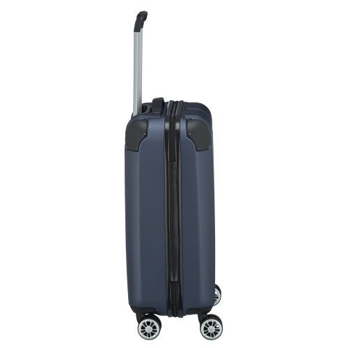 Travelite City S kék 4 kerekű kabin méretű bőrönd 