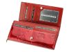 Gregorio BT-106 piros lepkés lakk bőr női pénztárca