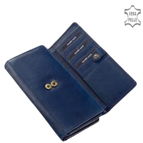 Pénztárca La Scala POP-452 kék bőr