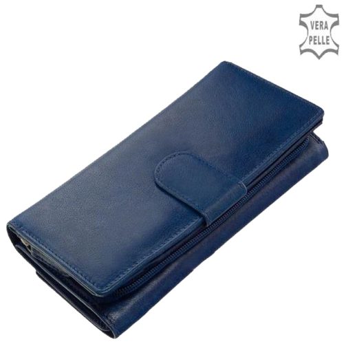 Pénztárca La Scala POP-452 kék bőr