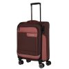 TRAVELITE Viia S rozé 4 kerekű kabin bőrönd 
