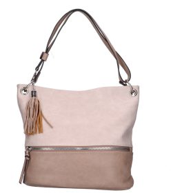 HB0151 bézs-drapp női táska
