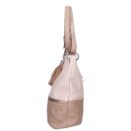 HB0151 bézs-drapp női táska