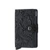 Secrid Miniwallet Ornament black kártyatartó 