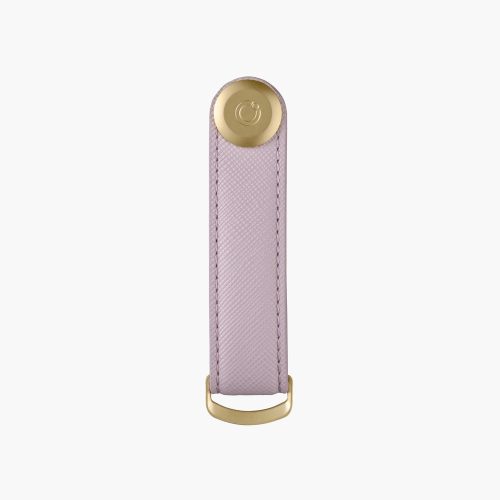 Kulcstartó Orbitkey KEY ORGANISER Saffiano Leather lilac bőr