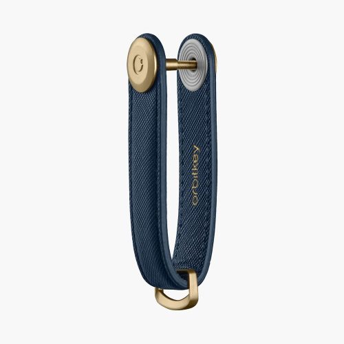 Kulcstartó Orbitkey KEY ORGANISER Saffiano Leather oxfort navy bőr