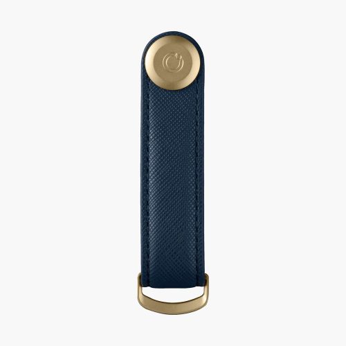 Kulcstartó Orbitkey KEY ORGANISER Saffiano Leather oxfort navy bőr