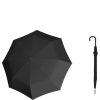 Derby Golf Uni fekete hosszú nyelű esernyő