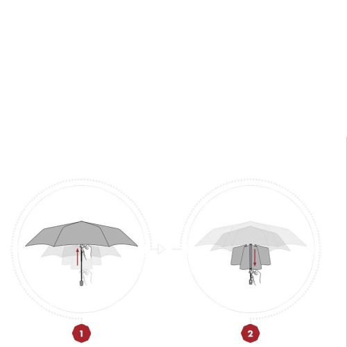 Derby Mini trend uni bordó esernyő