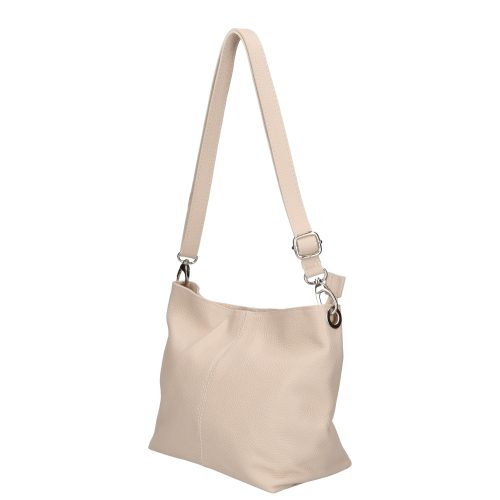 Olasz bőr 0002 kicsi bézs női táska 