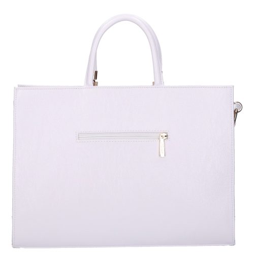 Karen 1206 fehér rostbőr női aktatáska