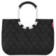 Reisenthel OR7059 Loopshopper L rhombus black női bevásárlótáska