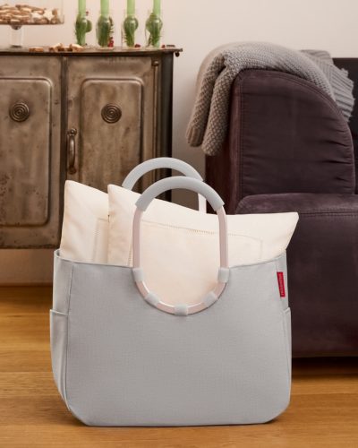 Reisenthel OR1036 Loopshopper L twist sky rose női bevásárlótáska 