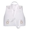 Olasz bőr 0128 fehér női hátizsák
