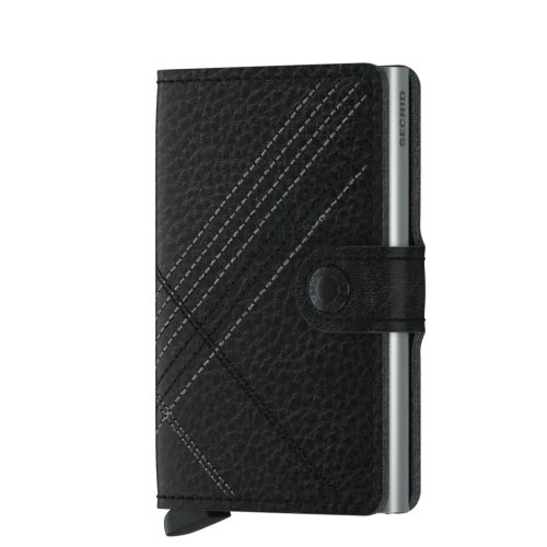 Secrid Miniwallet stitch linea black kártyatartó