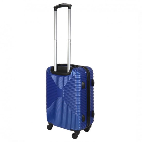 Easy Trip Streaky S kék 4 kerekű kabin méretű bőrönd