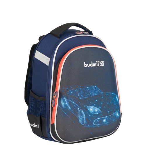 Budmil Chase fiú kék autós iskolatáska elsősöknek 10220012/S33