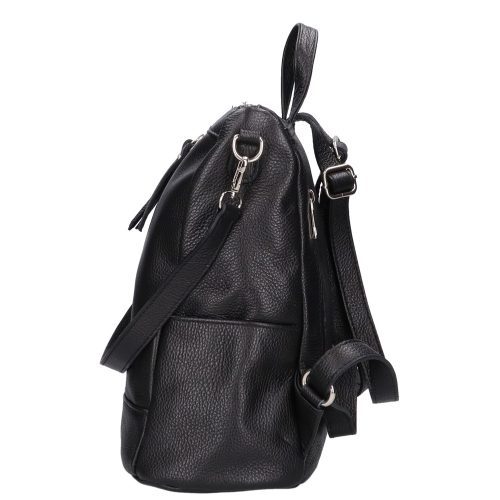 Olasz bőr 12500 fekete női hátizsákok