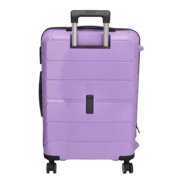 Enrico Benetti Beagles Poli M lila 4 kerekű közepes méretű bőrönd
