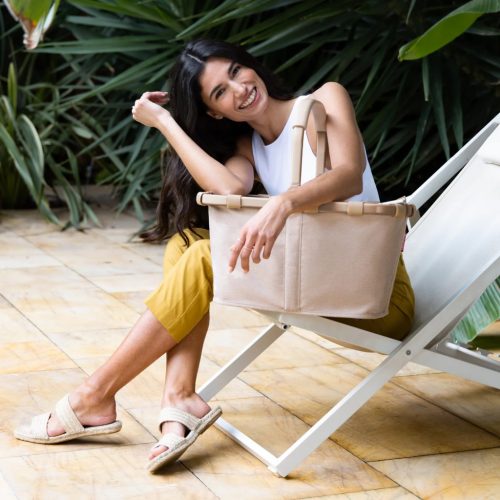 Reisenthel BK6043 Carrybag frame twist coffee női bevásárló kosár