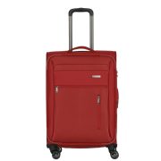   Bőrönd TRAVELITE Capri M piros 4 kerekű bővíthető közepes méret