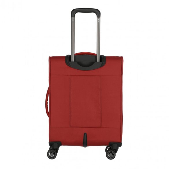 Bőrönd TRAVELITE Capri S piros 4 kerekű kabin méret