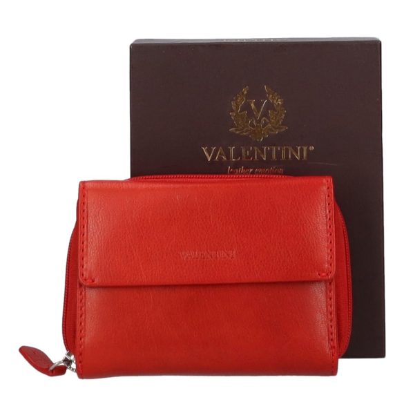 Valentini 306-208 pirosbőr női pénztárca
