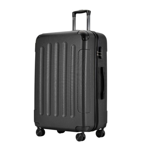 Bontour Vertical fekete 4 kerekű 3 részes bőrönd szett 
