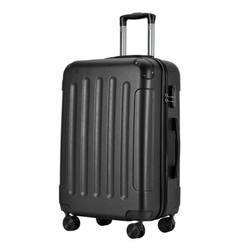 Bontour Vertical fekete 4 kerekű 3 részes bőrönd szett 