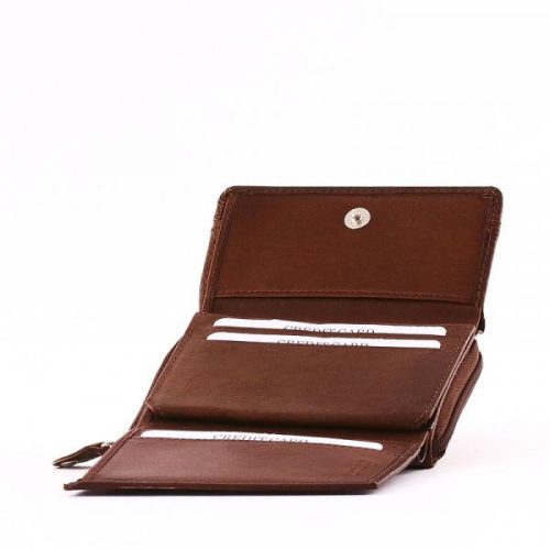 Sylvia Belmonte MSRI36 barna bőr női pénztárca