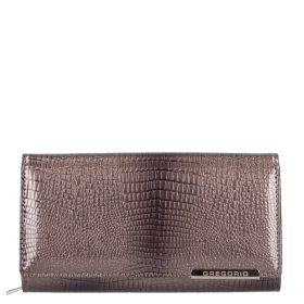 Gregorio GF-121 bronz lakk bőr női pénztárca