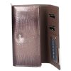 Gregorio GF-121 bronz lakk bőr női pénztárca