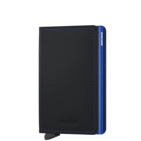 Secrid Slimwallet matte black-blue kártyatartó