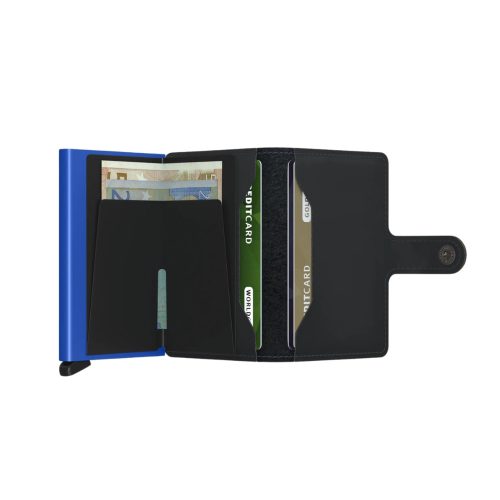 Secrid Miniwallet matte black-blue kártyatartó 